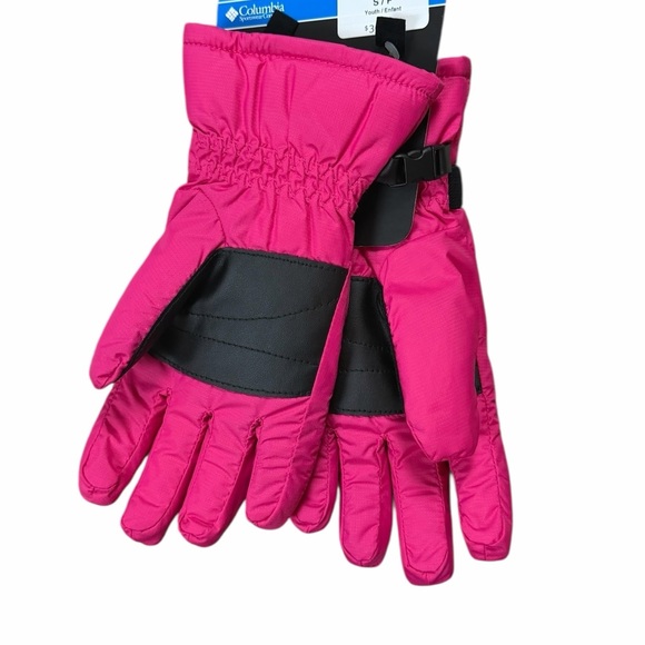 Columbia Youth Hot Pink Winter Gloves Sz Large - NWT!! - Picture 3 of 7